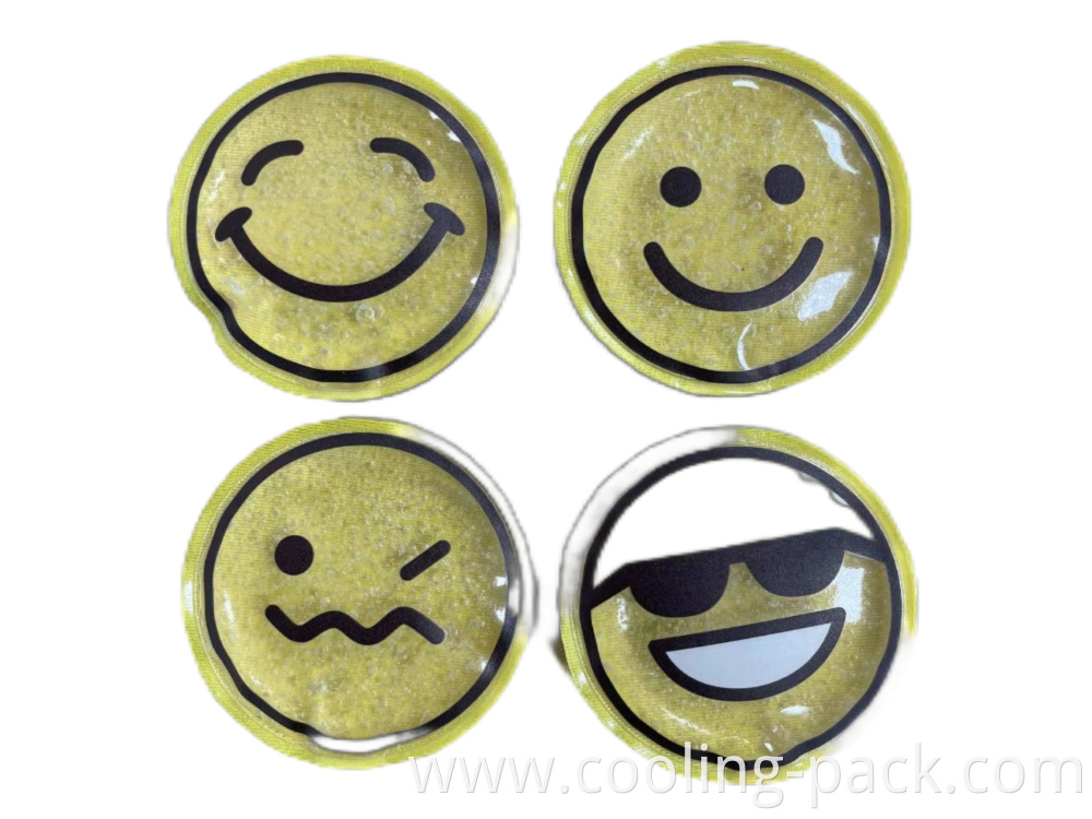 Round Emoji Cartoon Ice Pack6 Png